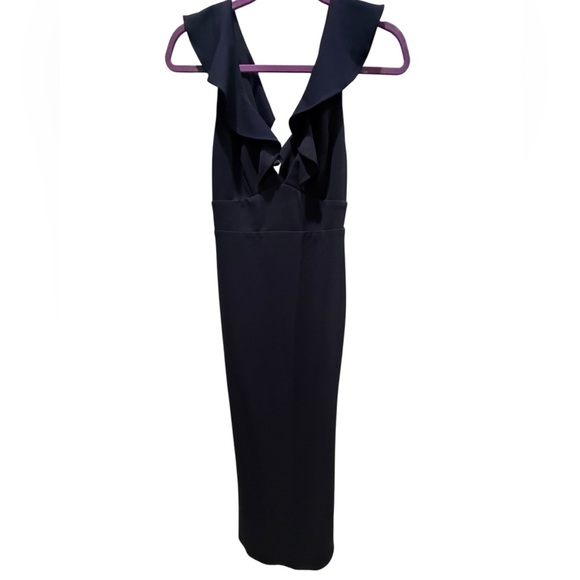 Lulus Perfect Opportunity Navy Blue Maxi Dress Size Small - Picture 16 of 16